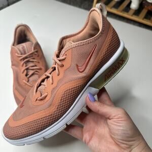 Nike Air Max Sequent Rose Gold Dusty Peach Sneakers